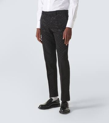 Gerade Hose GG aus einem Baumwollgemisch | Gucci