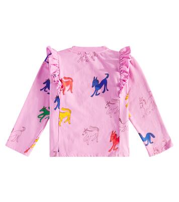 Wonder Horse ruffled cotton sweatshirt | Bobo Choses