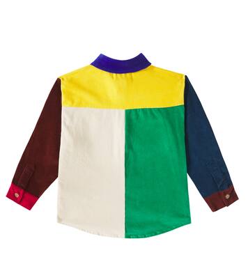 Bobo Square colorblocked corduroy shirt | Bobo Choses