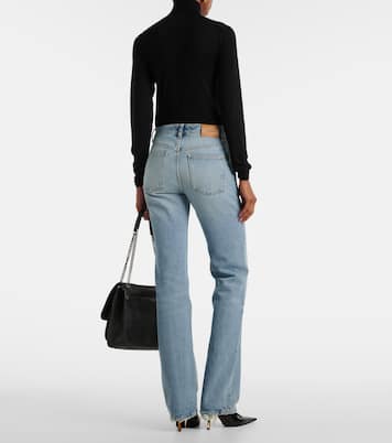 Jeans rectos Nico de tiro alto | Saint Laurent