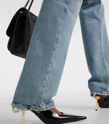 Jeans rectos Nico de tiro alto | Saint Laurent