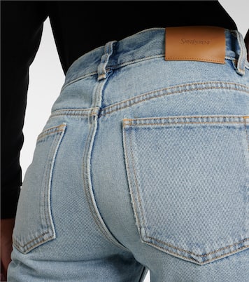 Jeans rectos Nico de tiro alto | Saint Laurent