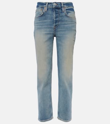 Mid-Rise Straight Jeans Stove Pipe | Re/Done