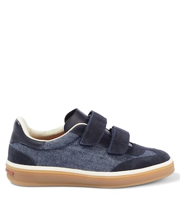 Tennis Walk denim sneakers | Loro Piana Kids