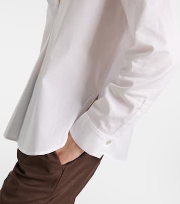 Cotton poplin blouse | Vince
