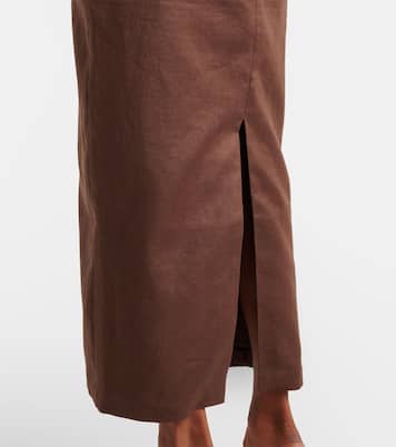 Maxikleid Evalita aus Leinen | SIR