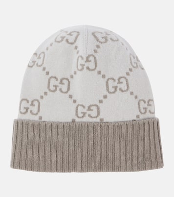 Mütze GG aus Kaschmir-Jacquard | Gucci