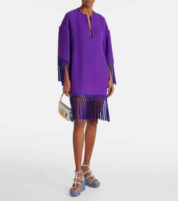 Rockstud leather espadrille wedges | Valentino Garavani