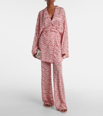 Zigzag lamé robe | Missoni