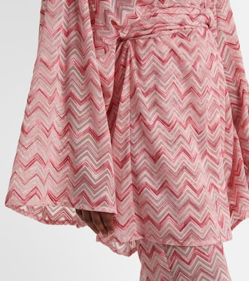 Zigzag lamé robe | Missoni