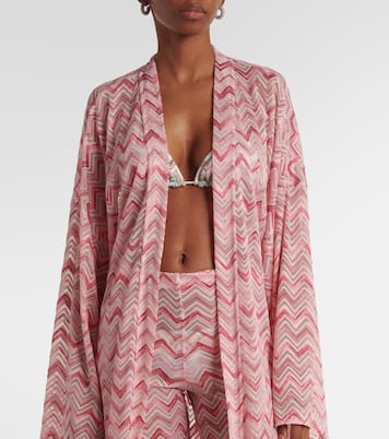 Zigzag lamé robe | Missoni