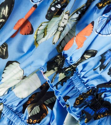 Top de popelín de algodón estampado | Dolce&Gabbana Kids