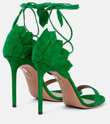 Sandalen Hibiscus 105 aus Veloursleder | Aquazzura