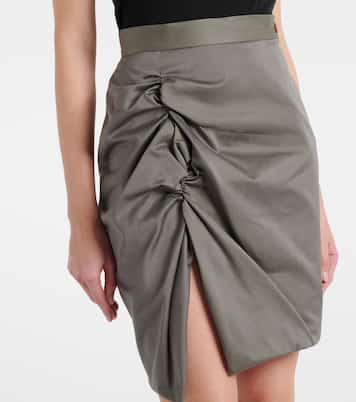 Mini-jupe Side Panther en satin de coton | Vivienne Westwood