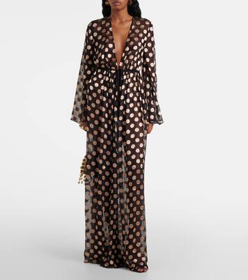 Robe longue Aurelia imprimée | Alexandra Miro