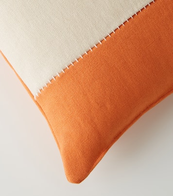 Pegaso embroidered linen cushion | Etro