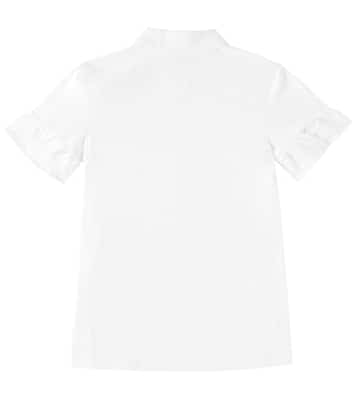 Teddy Bear ruffled cotton jersey dress | Moschino Kids