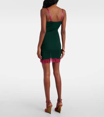 Abito sottoveste in jersey di seta | Saint Laurent