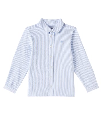 Bengal stripe cotton seersucker shirt | Tartine et Chocolat