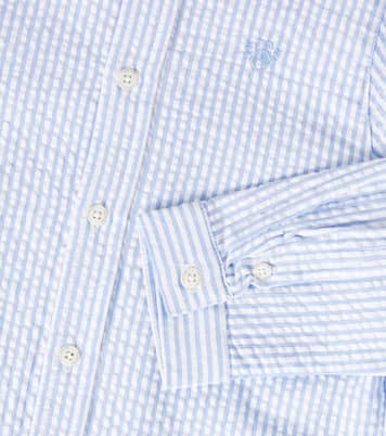 Bengal stripe cotton seersucker shirt | Tartine et Chocolat