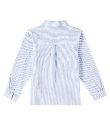 Bengal stripe cotton seersucker shirt | Tartine et Chocolat