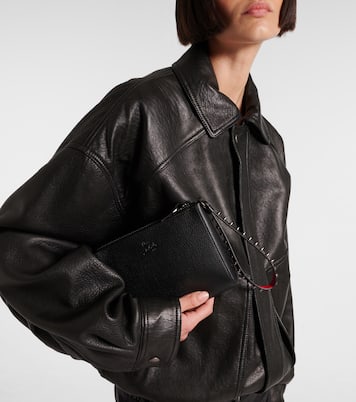 Cabata Mini studded leather pouch  | Christian Louboutin