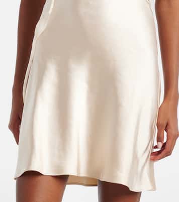 Robe en satin à fleurs | Self-Portrait