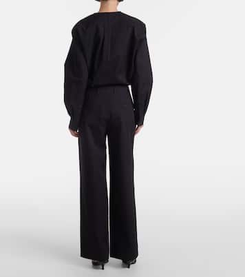 Pantalones chinos de sarga de algodón | Toteme