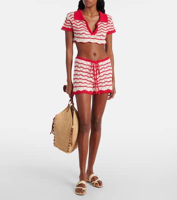 Cropped-Top Coco aus Häkelstrick | Bananhot