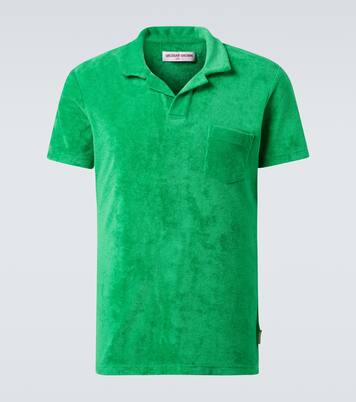 Cotton terry polo shirt | Orlebar Brown