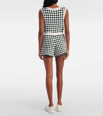 Portobello Malik crochet cotton shorts | The Upside