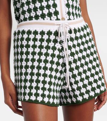 Portobello Malik crochet cotton shorts | The Upside