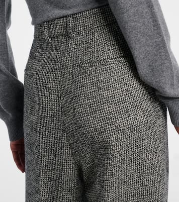 Pantalon ample en laine mélangée | Dolce&Gabbana