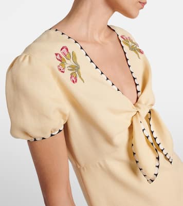 Floral embroidered minidress | Valentino