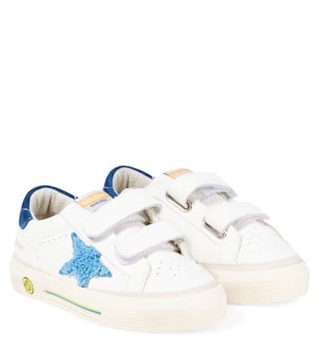 Old School leather sneakers | Golden Goose Kids