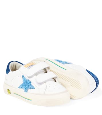 Old School leather sneakers | Golden Goose Kids