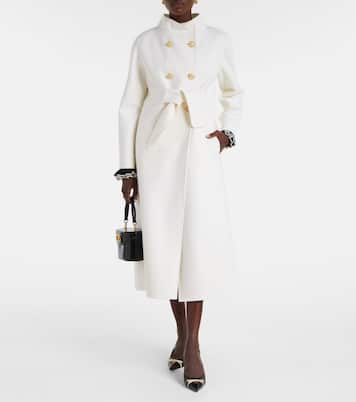 Belted wool and cashmere coat | Valentino