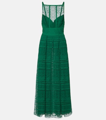 Robe longue en macramé | Elie Saab