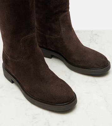 Stiefel Ascott aus Veloursleder | Gianvito Rossi