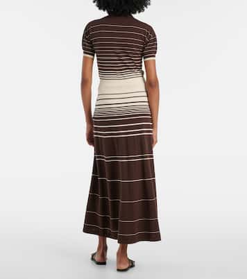 Maxirock Accordion aus einem Baumwollgemisch  | Faithfull