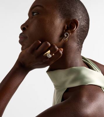 Anello Golden Strada in oro 18kt con diamanti | Yeprem