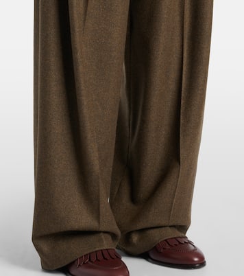 Kurt wool and cashmere wide-leg pants | Loro Piana