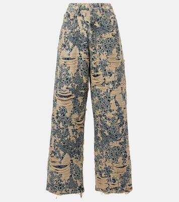 1981 Monogram distressed wide-leg jeans | Acne Studios