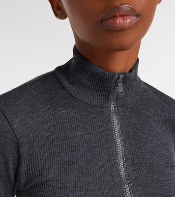 Wool zip-up sweater | Brunello Cucinelli