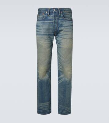 Jeans rectos de tiro medio | RRL