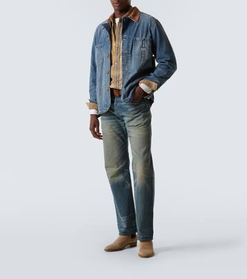 Jeans rectos de tiro medio | RRL