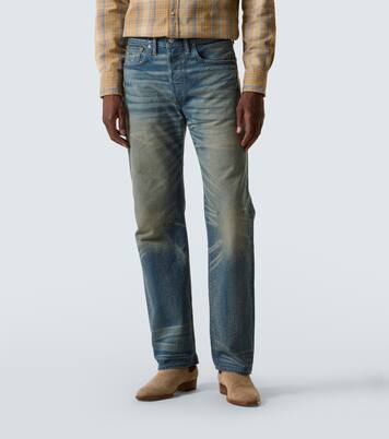 Jeans rectos de tiro medio | RRL