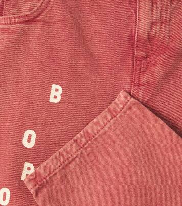 Logo straight jeans | Bobo Choses