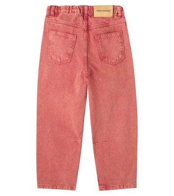 Logo straight jeans | Bobo Choses