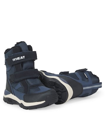 Ankle Boots mit Leder | Wheat